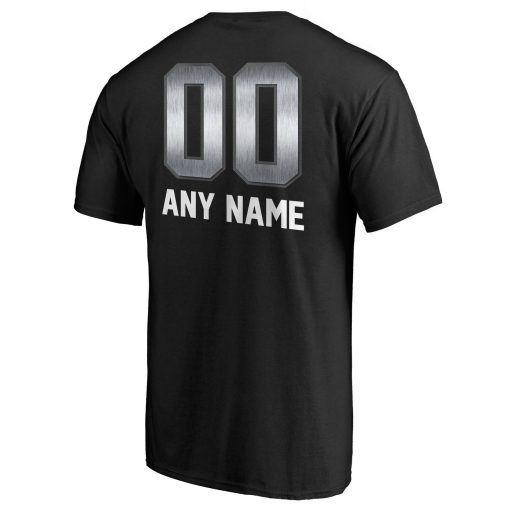 Las Vegas Raiders Personalized Midnight Mascot T-Shirt – Black - Image 3