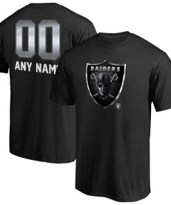 Las Vegas Raiders Personalized Midnight Mascot T-Shirt – Black
