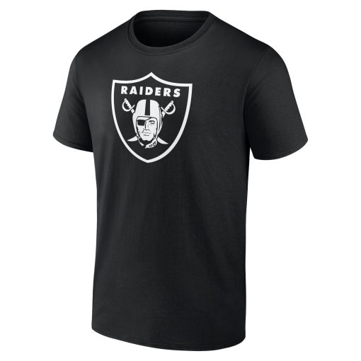 Las Vegas Raiders Personalized Name & Number Monochrome T-Shirt – Black - Image 2