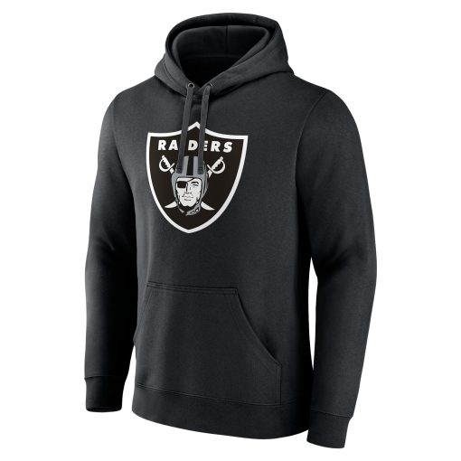 Las Vegas Raiders Team Authentic Personalized Name & Number Pullover Hoodie – Black - Image 2