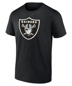 Alternative view of Las Vegas Raiders Team Authentic Personalized Name & Number T-Shirt – Black