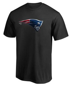 Alternative view of New England Patriots Personalized Midnight Mascot T-Shirt – Black