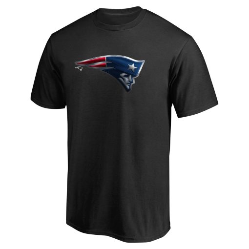 New England Patriots Personalized Midnight Mascot T-Shirt – Black - Image 2