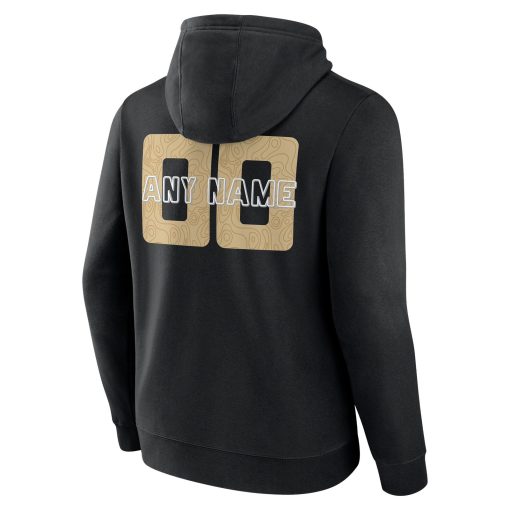 New Orleans Saints Stellar Personalized Name & Number Pullover Hoodie – Black - Image 3