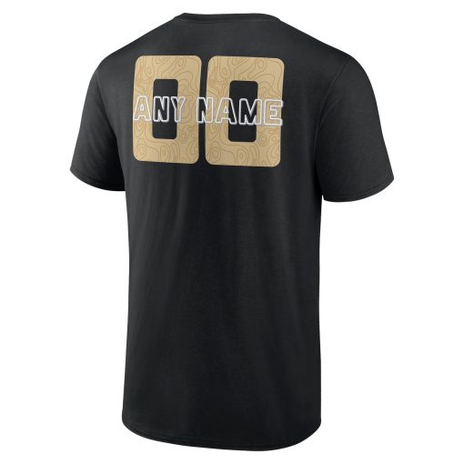 New Orleans Saints Stellar Personalized Name & Number T-Shirt – Black - Image 3