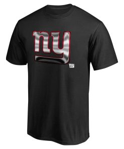 Alternative view of New York Giants Personalized Midnight Mascot T-Shirt – Black