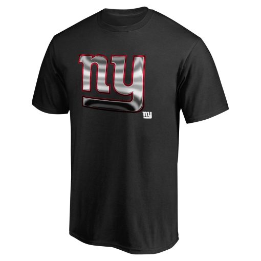 New York Giants Personalized Midnight Mascot T-Shirt – Black - Image 2
