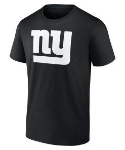 Alternative view of New York Giants Personalized Name & Number Monochrome T-Shirt – Black