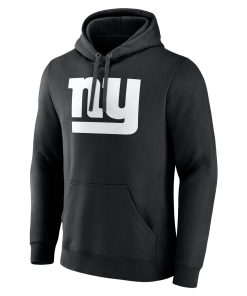Alternative view of New York Giants Personalized Name & Number Pullover Hoodie – Black