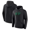 New York Jets Secondary Logo Pullover Hoodie – Black