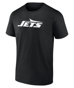 Alternative view of New York Jets  Team Authentic Custom T-Shirt – Black