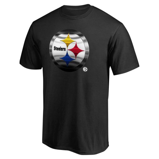 Pittsburgh Steelers Personalized Midnight Mascot T-Shirt – Black - Image 2
