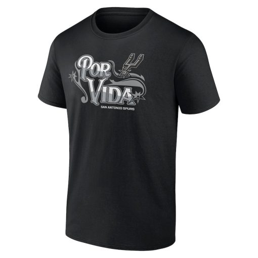 San Antonio Spurs Half Court Offense T-Shirt – Black - Image 2