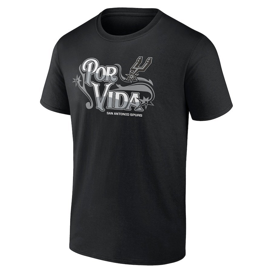 San Antonio Spurs Half Court Offense T-Shirt – Black - Image 2