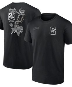 San Antonio Spurs Split Zone T-Shirt – Black