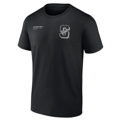 San Antonio Spurs Split Zone T-Shirt – Black - Image 2