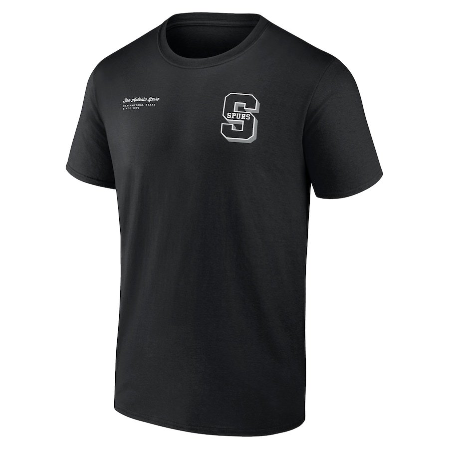 San Antonio Spurs Split Zone T-Shirt – Black - Image 2