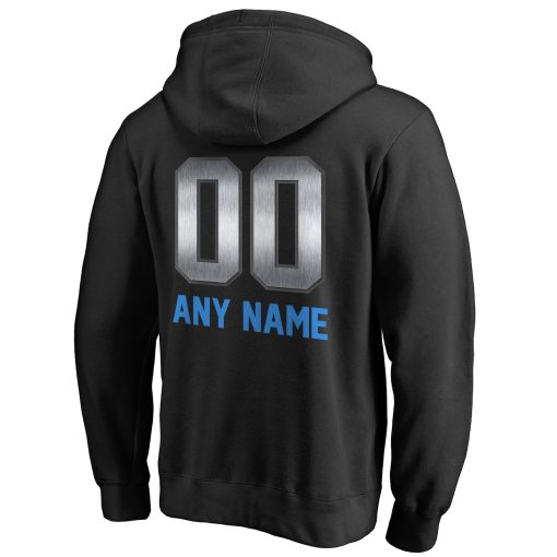 Tennessee Titans Personalized Midnight Mascot Pullover Hoodie – Black - Image 3