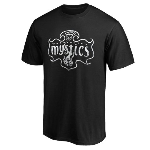 Washington Mystics Marble T-Shirt – Black - Image 2