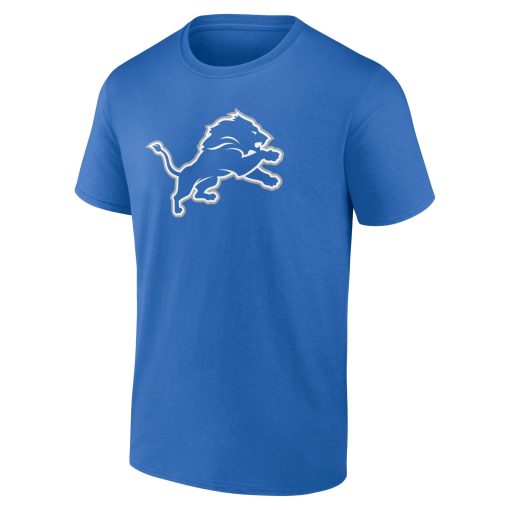 Detroit Lions  Team Authentic Custom T-Shirt – Blue - Image 2