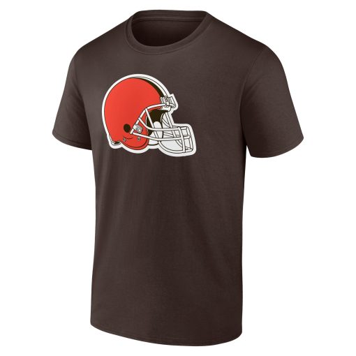 Cleveland Browns  Team Authentic Custom T-Shirt – Brown - Image 2