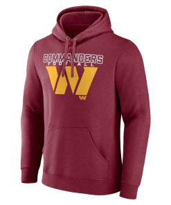 Alternative view of Washington Commanders Stellar Personalized Name & Number Pullover Hoodie – Burgundy