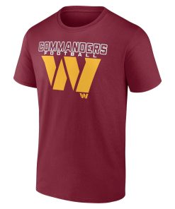 Alternative view of Washington Commanders Stellar Personalized Name & Number T-Shirt – Burgundy