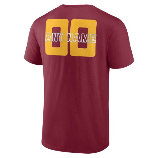 Washington Commanders Stellar Personalized Name & Number T-Shirt – Burgundy - Image 3