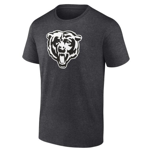 Chicago Bears Personalized Name & Number Monochrome T-Shirt – Charcoal - Image 2