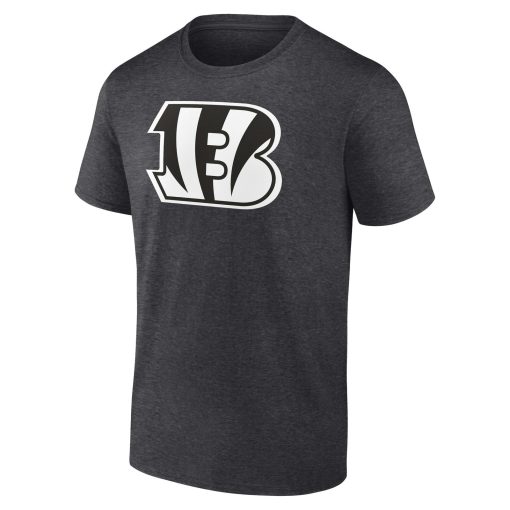 Cincinnati Bengals Personalized Name & Number Monochrome T-Shirt – Charcoal - Image 2