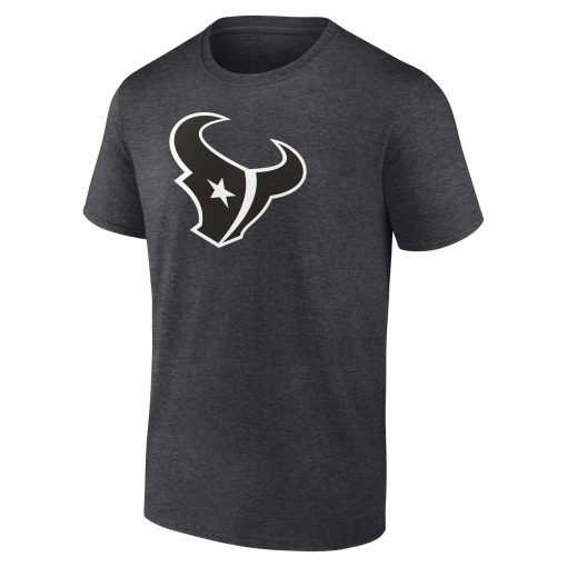 Houston Texans Personalized Name & Number Monochrome T-Shirt – Charcoal - Image 2