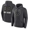 Indianapolis Colts Personalized Name & Number Monochrome Pullover Hoodie – Charcoal
