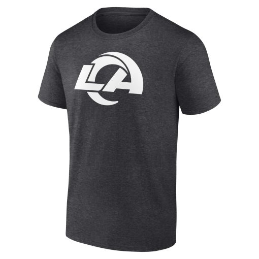 Los Angeles Rams Personalized Name & Number Monochrome T-Shirt – Charcoal - Image 2