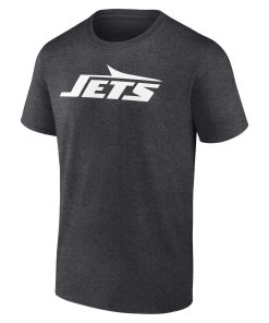 Alternative view of New York Jets Personalized Name & Number Monochrome T-Shirt – Charcoal