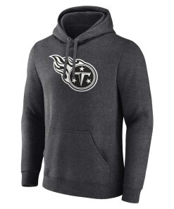 Alternative view of Tennessee Titans Personalized Name & Number Monochrome Pullover Hoodie – Charcoal