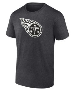 Alternative view of Tennessee Titans Personalized Name & Number Monochrome T-Shirt – Charcoal