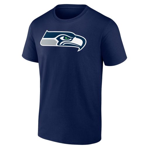 Seattle Seahawks Team Authentic Personalized Name & Number T-Shirt – College Navy - Image 2