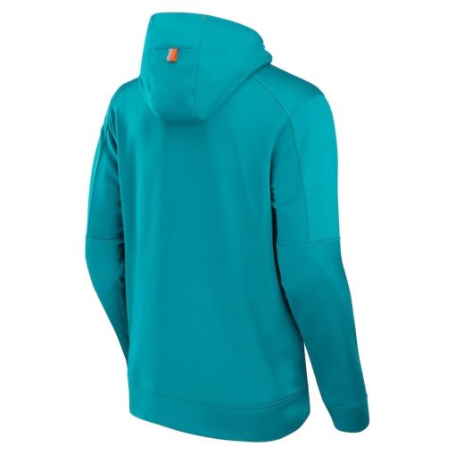 Miami Dolphins Fanatics Defender Full-Zip Hoodie – Aqua - Image 3