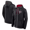 Atlanta Falcons Fanatics Defender Full-Zip Hoodie – Black