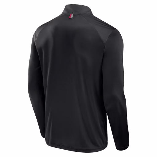 Atlanta Falcons Fanatics Defender Long Sleeve Quarter-Zip Jacket – Black - Image 3