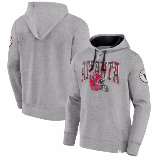Atlanta Falcons Fanatics Label Maker Pullover Hoodie – Black
