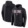 Atlanta Falcons Fanatics Pylon Outline Pullover Hoodie – Black