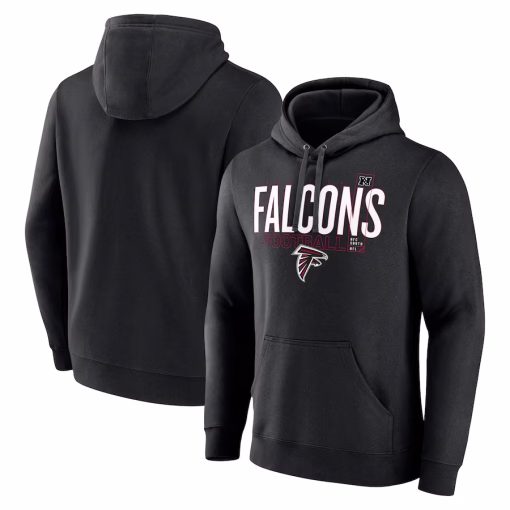 Atlanta Falcons Fanatics Pylon Outline Pullover Hoodie – Black