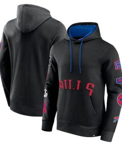 Buffalo Bills Fanatics Wild Winner Pullover Hoodie – Black