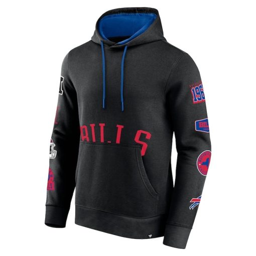 Buffalo Bills Fanatics Wild Winner Pullover Hoodie – Black - Image 2