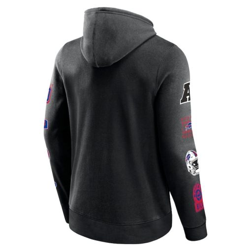 Buffalo Bills Fanatics Wild Winner Pullover Hoodie – Black - Image 3