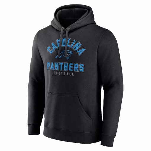 Carolina Panthers Fanatics Between the Pylons Pullover Hoodie – Black - Image 2
