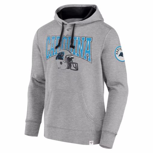 Carolina Panthers Fanatics Label Maker Pullover Hoodie – Black - Image 2