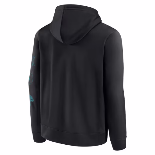 Jacksonville Jaguars Fanatics Blackout Pullover Hoodie – Black - Image 3
