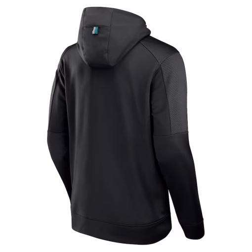 Jacksonville Jaguars Fanatics Defender Full-Zip Hoodie – Black - Image 3